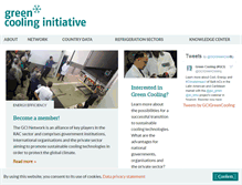 Tablet Screenshot of green-cooling-initiative.org